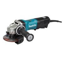 min 1 - Makita GA5093X01 Kampinis šlifuoklis, 1900 W, 125 mm, SJS², AFT, Mechaninis stabdys, Svirtinis jungiklis, 2800-11500 min-1, antivibracinė šoninė rankena - 1 nuotrauka