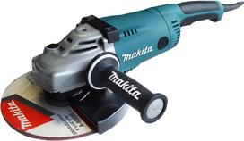 Makita GA9020SF01 Kampinis šlifuoklis, 2200 W, 230 mm, 5,8kg, antivibracinė šoninė rankena, super flanšas