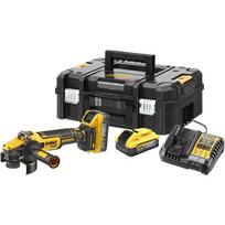 akumuliatorinis kampinis dewalt - Kampinis šlifuoklis 125mm, 18V, PS, 2x5Ah, TSTAK; DCG409H2T-QW DEWALT - 1 nuotrauka
