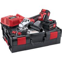Akumuliatorinis kampinis šlifuoklis Flex LBE 125 18,0-EC/5,0 Set Limited Edition; 18 V; 2x5,0 Ah akum.