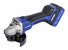 Kampinis šlifuoklis RawlPlug R-PAG18-SV-XL2; 18 V; 2x5,0 Ah akum.