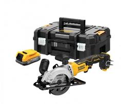 Kampinis šlifuoklis DeWalt DCS571E1T-XJ; 18 V; 1x1,7 Ah akum.