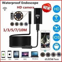 1M/1.5M/2M/3.5M/5M/10M 7.0mm endoskopinė kamera 1080P HD USB endoskopas su 6LED kabeliu vandeniui atspariu tikrinimo boreskopu, skirtu Android kompiuteriui