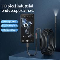 USB endoskopas, skirtas Android iOS telefonui 8mm WiFi borescope vandeniui atspari gyvatės kamera su 6 LED lemputėmis