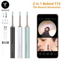 Visual Ear Cleaner Health Care Minifit 2in1 Spuogų vaško šalinimo įrankis HD1080P Otoskopas IP67 Vandeniui atsparus endoskopas