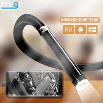 10 m HD endoskopo kamera vandeniui atspari Micro 8 LED IP67 endoskopas automobiliams Pramoninis išmanusis telefonas Mini kamera endoskopas USB tipo C