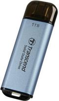 Transcend ESD300, SSD, 1 TB, mėlyna