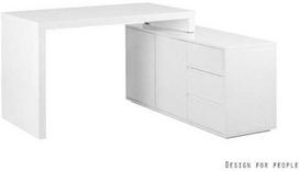Kampinis darbo stalas su integruota komoda 120 x 60 cm Tivano