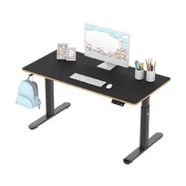 Darbo stalas Ultradesk PULSAR, juodos spalvos