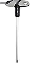 L tipo atsuktuvas TORX su rankena T45 (YT-05610)
