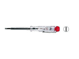 1 fazi - Bahco Atsuktuvas - įtampos testeris, plokščias, 0.6x3.0x140mm 150-250V VDE - 1 nuotrauka