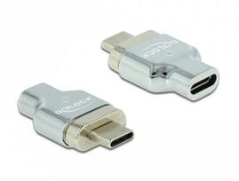 thunderbolt 2 adapter - USB adapteris Delock USB-C - Thunderbolt 3 Sidabrinis (66433) - 1 nuotrauka