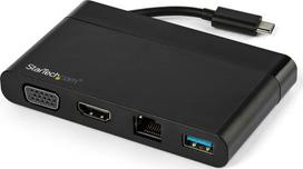 senukai vga hdmi - „StarTech“ mobilioji prijungimo stotis USB-C (DKT30CHVCM) - 1 nuotrauka