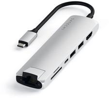 Satechi Slim USB-C MultiPort adapteris, sidabrinis