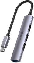 usb c jungtis - HUB Unitek H1208B USB-C / 3x USB-A 2.0, USB-A 3.0 - 1 nuotrauka