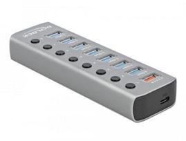 usb c 3.2 hub - HUB USB Delock 1x USB-C + 8x USB-A 3.2 Gen1 (63264) - 1 nuotrauka