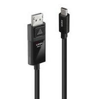 Kabelis USB Lindy USB-C - DisplayPort 1 m Juodas (43341)
