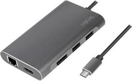 replikatorius - Stotis / replikatorius LogiLink USB-C (UA0382) - 1 nuotrauka
