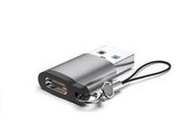USB adapteris MicroConnect AFFB- Raktas USB- C - USB Sidabras (USB3.0ACFB- Raktas)