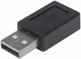 Manhattan Usb-C To Usb-A Adapteris, Female To Male, 480Mbps (Usb