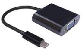 USB adapteris MicroConnect USB-C - VGA Juodas (USB3.1CVGA)