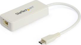 StarTech USB-C ETHERNET ADAPTER/WITH EXTRA USB PORT