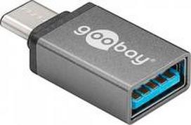 Adapteris USB-C na USB 3.0 Goobay pilka