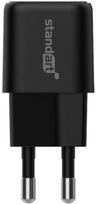Įkroviklis Standart GT-MJ65, USB Type C/USB, juoda