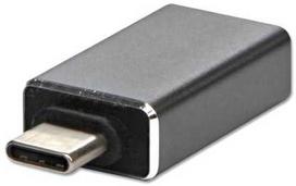 USB reduktorius, (3.1), USB C (M) - USB A F, metalinis
