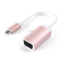 USB šakotuvas Satechi USB-C VGA adapteris rožinis