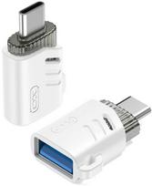 otg adapter - XO adapter NB256B OTG USB - USB-C baltas - 1 nuotrauka