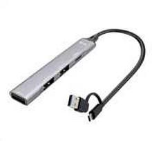 I-TEC USB-A/USB-C 4 prievadų HUB/1X USB-C 3.1+3X USB 2.0