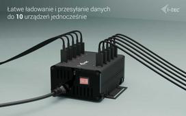 usb laikmena - I-TEC Įkrovimo stebulė 10X USB-C/USB-C/USB-A stebulė 15W/PORT 180W - 1 nuotrauka
