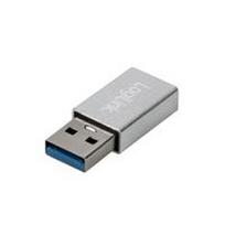 Adapteris USB LogiLink USB-C - USB Sidabrinė (AU0056)