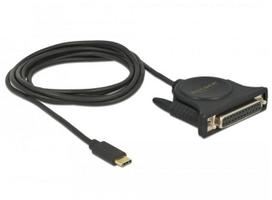 lygiagret - Kabelis USB Delock USB-C - USB-C 1.8 m Juodas (62980) - 1 nuotrauka