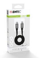 usb c i usb c 2m - Emtec Cable USB-C/USB-C 1,2m T700 - 1 nuotrauka