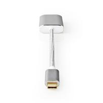 Nedis USB adapteris | USB 3.2 Gen 1 | USB-C™ jungtis | Mini DisplayPort lizdas | 0,20 m | apvalus | Paauksuotas | Pintas / nailonas | sidabras | pakuotė su