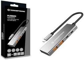 usb 100w laidas - Adapteris AV Conceptronic CONCEPTRONIC dokas USB-C->2xUSB-C,2xUSB-A,100WPD o.N.0.25m gr - 1 nuotrauka