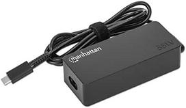 usb c 65w ikroviklis - MANHATTAN USB-C Power Delivery Nešiojamas kompiuteris-įkroviklis 65 W juodas - 1 nuotrauka