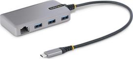StarTech 3-PORT USB-C HUB W/ ETHERNET/13IN WIN11P PLATINUM