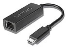 Lenovo GX90M41965 kabelių sąsaja / invertavimo adapteris USB-C RJ-45 Juoda