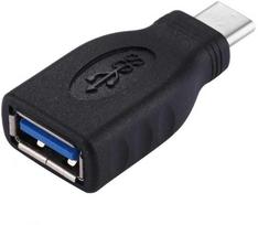 Ostatní Adapteris USB-C/male - USB3.0 A/female, OTG, juodas