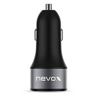 Įkroviklis Nevox Nevox 63W USB C įkroviklis + QC3.0 Kfz, juoda
