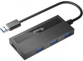 Equip Įrengti USB-Hub 4-Port 3.2 ->4x3.0 +USB-C Adp.5Gbps o.Netz.sw