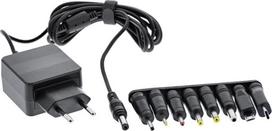 InLine Universalus nešiojamojo kompiuterio maitinimo šaltinis - InLine 5V / 15W su 8 nuimamais kištukais - MR0- USB - USB-C