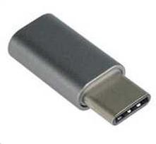 Premiumcord Ostatní Adapteris USB 3.1 connector C/male - USB 2.0 Micro-B/female, metallic mėlynas