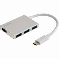 sandberg 136 - Sandberg USB-C iki 4 xUSB 3.0 Pocket Hub - 1 nuotrauka