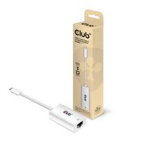 rj45 usb c adapteris - Tinklo kortelė Club 3D USB-C - RJ-45 (CAC- 1519) - 1 nuotrauka