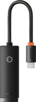 rj45 baseus usb - Tinklo adapteris Baseus Lite Series USB-C iki RJ45 – juodas - 1 nuotrauka