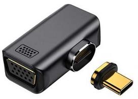 vga kabelis - Extra Digital Magnetinis adapteris USB Type-C - VGA, 1080P, 60Hz - 1 nuotrauka